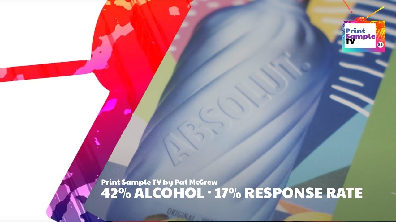 42% Alcohol and 17% Response Rate · Pat McGrew · Print Sample TV #85