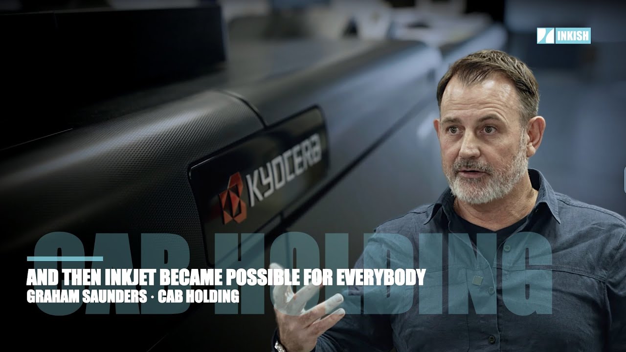Graham Saunders · Managing Director CAB Holding · Kyocera has made inkjet accessible for everybody