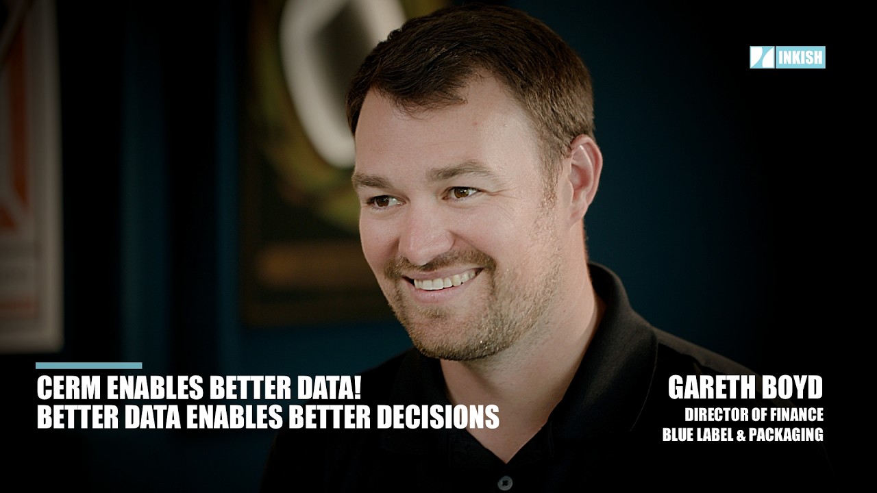 CERM Enables Better Data which helps with Better Decisions · Gareth Boyd · Blue Label Packaging